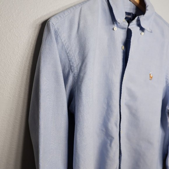ralph lauren blue dress shirt - Picture 5 of 8